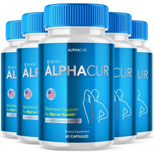 Alphacur Advanced Nerve Support Formula Maximum Strength Vitamin 300 Capsules