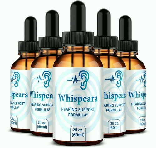 (5 Pack) Whispeara Hearing Support Drops to Protect Neural Pathways