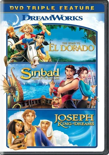 The Road to El Dorado / Sinbad Legend of the Seven Seas / Joseph... DVD Kevin