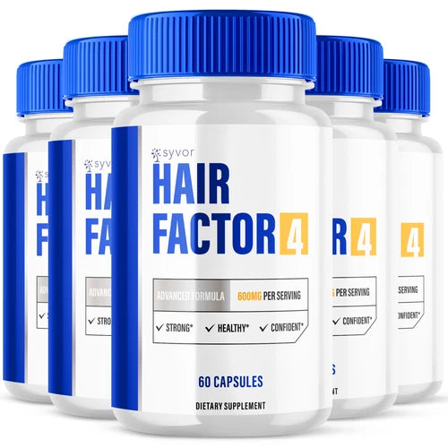 Hair Factor 4 Advanced Formula Supporting Strong Healthy Hair Naturally 300 Caps
