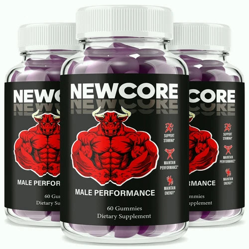 (3 Pack) NewCore Gummies for Men, NewCore Advanced Male Health Support