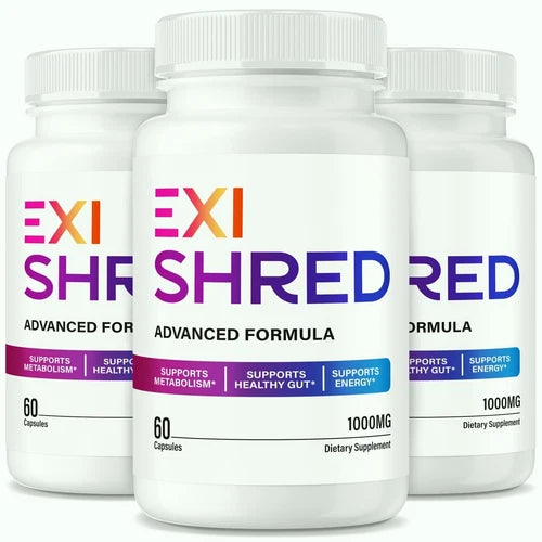 (3 Pack) Exi Shred Fat Burner Pills ,  ExiShred Advanced Weight Loss Formula