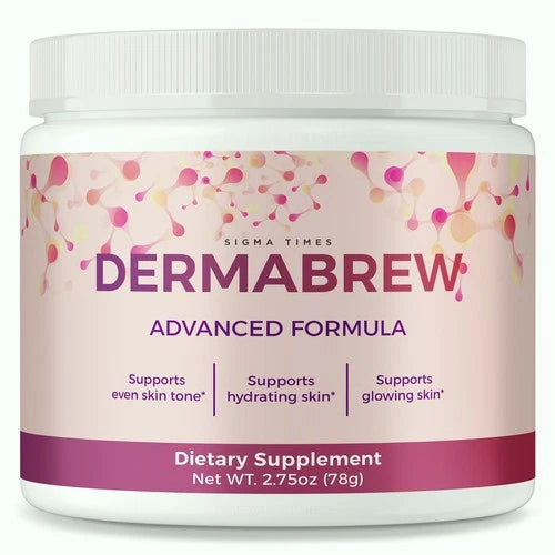 DermaBrew Powder – Premium Derma Brew for Skin Hydration & Glow (30 Servs.)