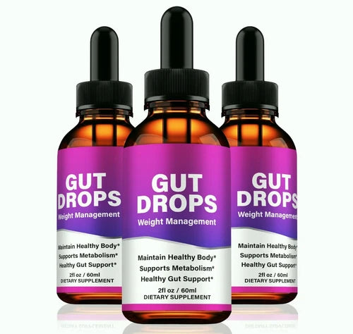 (3 Pack) Gut Drops, Advanced Weight Loss & Gut Health Support Drops