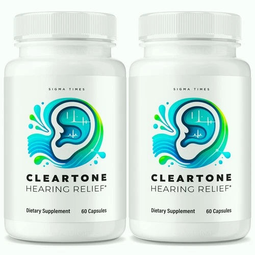 (2 Pack) Cleartone Ear Health Capsules, ClearTone Pills for Tinnitus Support
