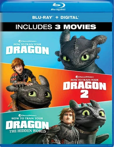 How to Train Your Dragon 1-3 Blu-ray Jay Baruchel