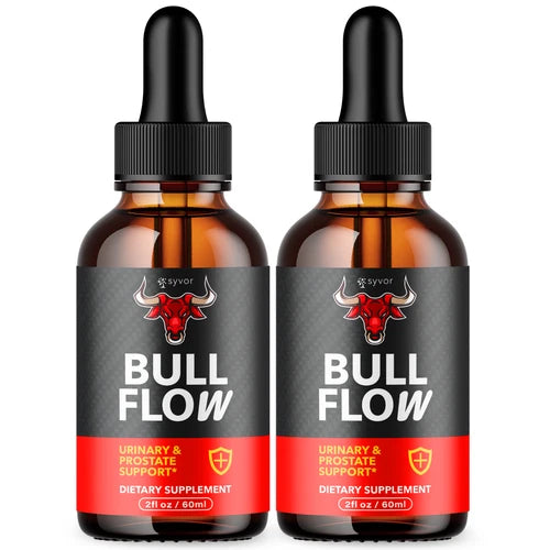 (2 Pack) Bull Flow Drops Prostate Support Advanced Vitamin Supplement 60 Serving