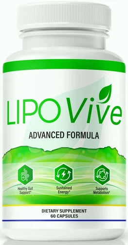 LipoVive Capsules, LipoVive Weight Loss Pills to Help Burn Excess Belly Fat 60ct