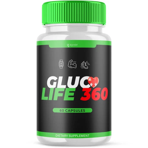 (1 Pack) Gluco Life 360 Blood Balance Advanced Support Glycogen Vitamin 60 Caps