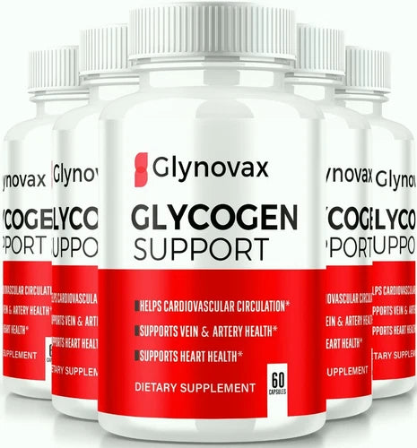 (5 Pack) Glycovax Blood Sugar Support Pills, Glynovax Advanced Glycogen Formula