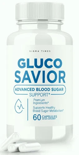 Gluco Savior Capsules for Blood Sugar Support, GlucoSavior Advanced Formula 60ct