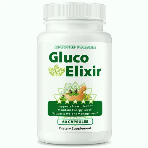 Gluco Elixir Blood Optimizer, Advanced Blood Support Pills for Circulation 60ct