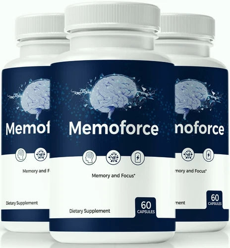 (3 Pack) Memoforce Brain Health Booster for Memory, Cognitive Health & Wellness