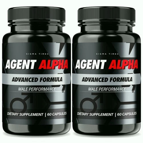 (2 Pack) Agent Alpha Capsules for Men, AgentAlpha Male Health Support