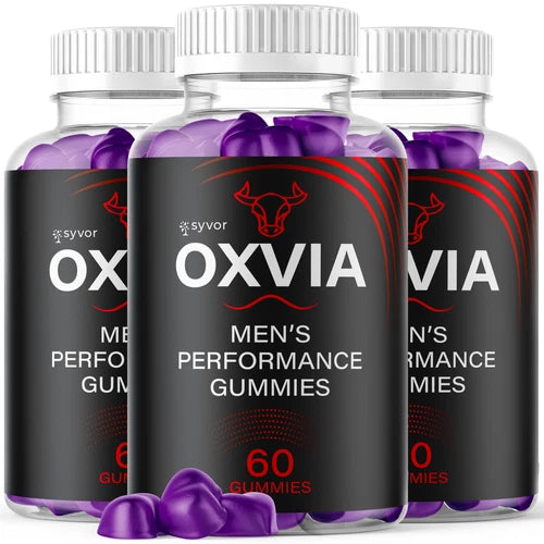 (3 Pack) Oxvia Male Gummies Advanced Formula Vitamin Supplement 180 Gummies