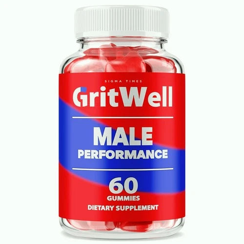 GritWell Male Gummies , Grit Well Advanced Health Formula for Men  60ct