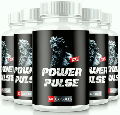 (5 Pack) Power Pulse XXL Pills for Men, Male Health Pills for Boosting Vitality