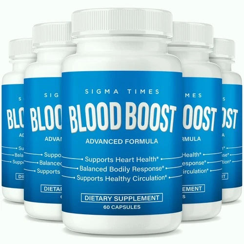 (5 Pack) Blood Boost Formula – Blood Booster Supplement for Circulation Support