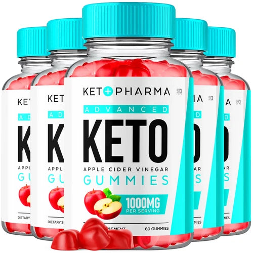 (5 Pack) Keto Pharma Gummies, Keto Pharma ACV Gummies Weight Loss (300 Gummies)