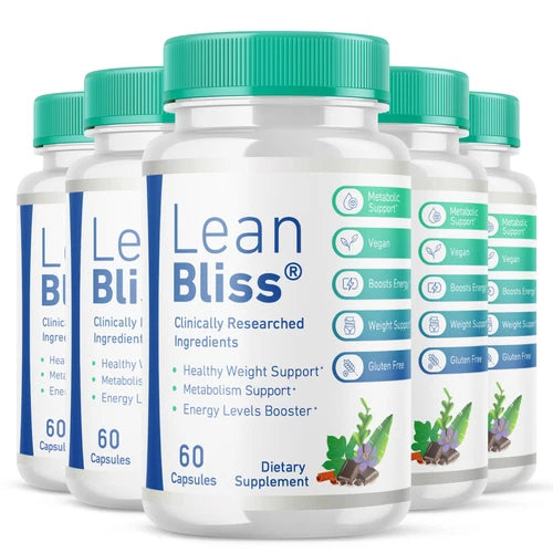 (5 Pack) Lean Bliss, LeanBliss Weight Loss & Fat Burner Capsules (300 Capsules)