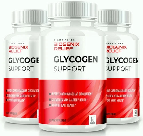 (3 Pack) Biogenix Glycogen Support Pills for Optimal Glycemic Control