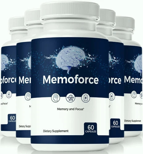 (5 Pack) Memoforce Brain Health Booster for Memory, Cognitive Health & Wellness