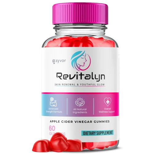 (1 Pack) Revitalyn Keto ACV Gummies 1000MG Advanced Formula Vitamin 60 Gummies
