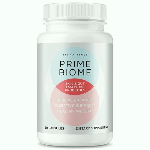 Prime Biome Gut Health Pills to Support Digestive Wellness & Skin Health 60ct