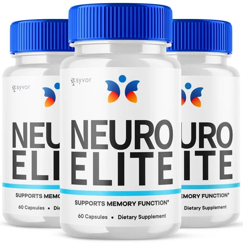 (3 Pack) Neuro Elite Nootropic All Natural Super Brain Supplement 180 Capsules