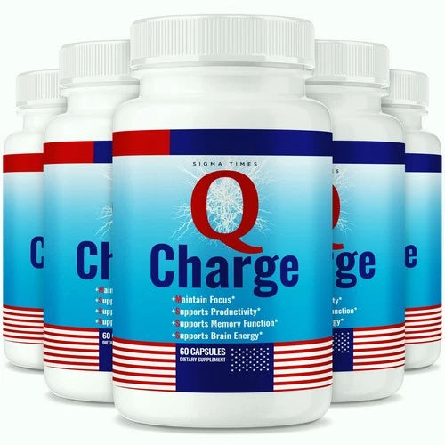 (5 Pack) Q Charge Cognitive Pills to Remove Brain Fog & Improve Memory