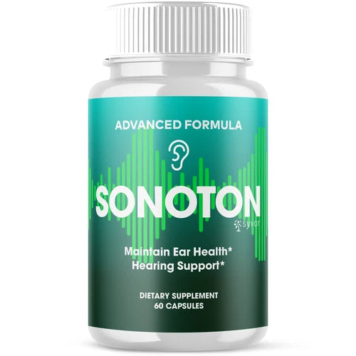(1 Pack) Sonoton Advanced Ear Health Support and Tinnitus Relief 60 Capsules