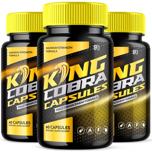 King Cobra - Support Men's Vitality and Daily Energy (3 Pack)