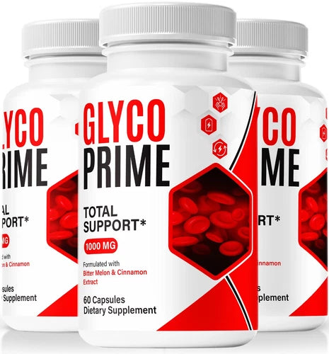 (3 Pack) GlycoPrime Pill, Glyco Prime for Advance Blood Health Support