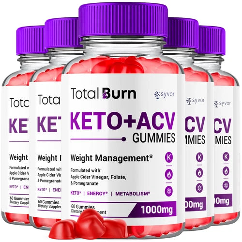 Total Burn Keto ACV Gummy Advanced 1000MG Formula Fitness Supplement 300 Gummies