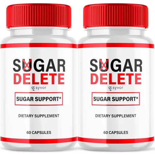 (2 Pack) Sugar Delete Blood Optimizer Advanced Glycogen Supplement 120 Capsules