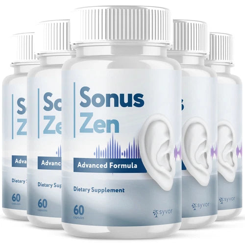 (5 Pack) Sonus Zen Advanced Ear Health Support and Tinnitus Relief 300 Capsules