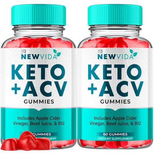 New Vida Keto, New Vida Keto ACV Weight Loss & Fat Burn Gummies (2 Pack)