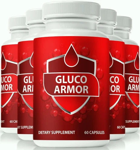 (5 Pack) Gluco Armor Heart Health Pills, GlucoArmor for Blood Support