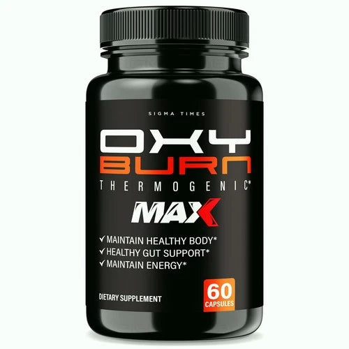 Oxy Burn Max, OxyBurn Max Fat-Burner Formula for Weight Loss 60 ct