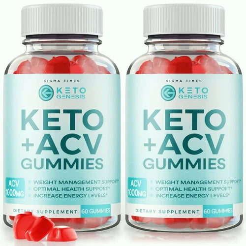 (2 Pack) Keto Genesis Weight Loss Gummies for Energy and Burning Fat