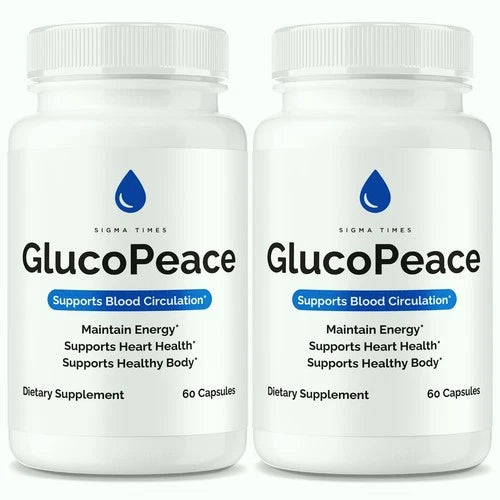 (2 Pack) Gluco Peace Capsules – GlucoPeace Blood Circulation Health Support