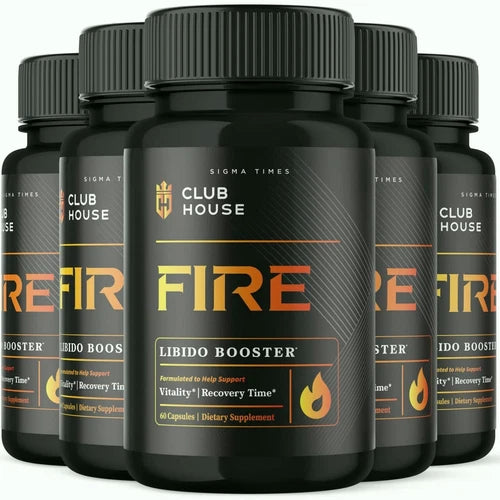 (5 Pack) Clubhouse Fire Male Supplement to Improve Stamina and Energy