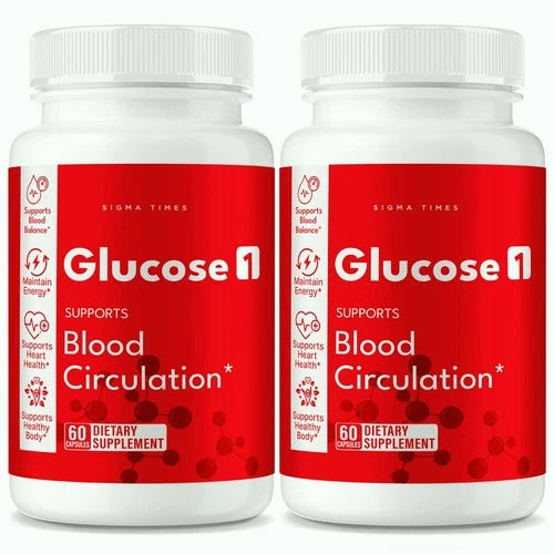 (2 Pack) Glucose 1 Capsules – Glucose One Blood Health Support for Stable Levels