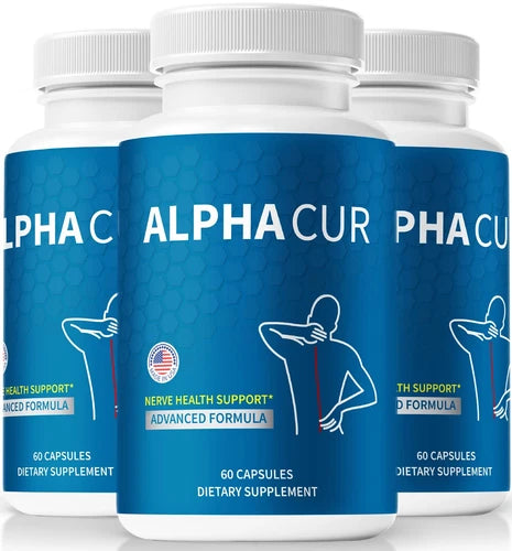 (3 Pack) AlphaCur - Advanced Nerve Health Support Formula