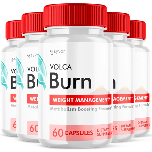 Volca Burn Advanced Formula Natural Energy & Workout Support Supplement 300 Caps
