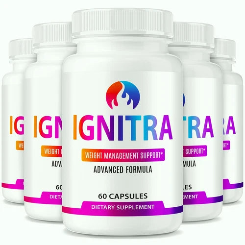 (5 Pack) Ignitra Capsules for Weight loss, Advanced Fat-Burning Support Formula