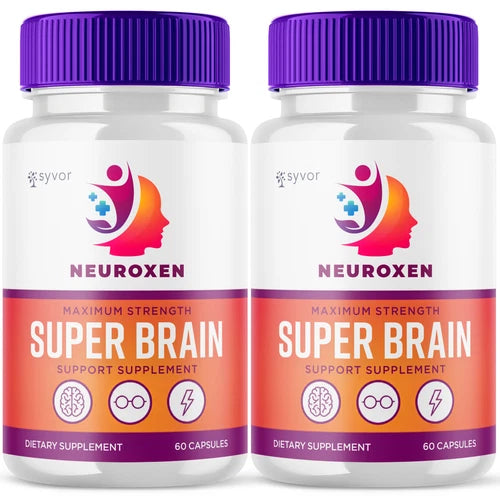 (2 Pack) Neuroxen Nootropic All Natural Super Brain Max Supplement 120 Capsules