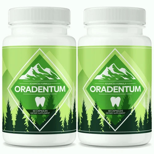 (2 Pack) Oradentum Capsules, Advanced Dental Support Pills for Oral Health