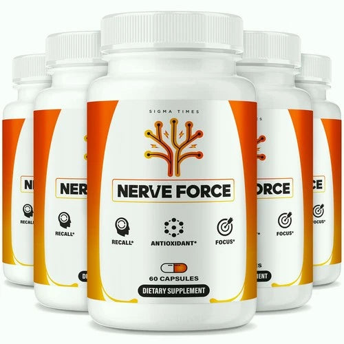 (5 Pack) Nerve Force - NerveForce Advanced Brain and Memory Supplement