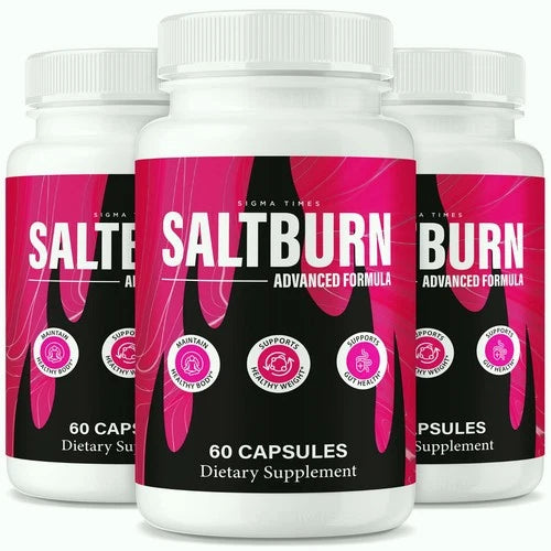 (3 Pack) Salt Burn Weight Loss Capsules - SaltBurn Pink Salt Inspired Formula